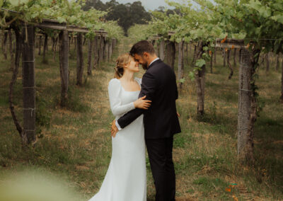 Silvia&Iago, boda en bodegas Granbazán